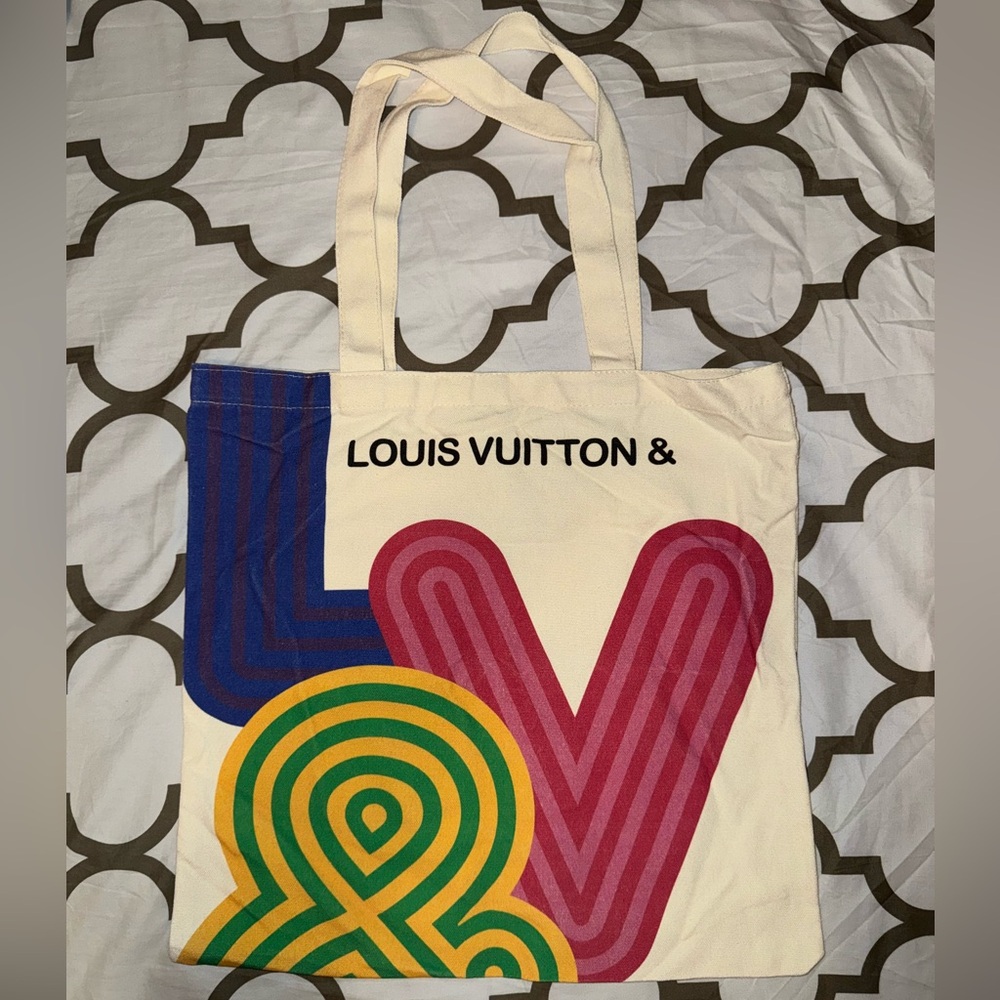 Louis Vuitton Limited Edition Novelty Shopping Tote Bag